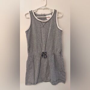 Girls Hannah Andersson grey dress size 120 (6)